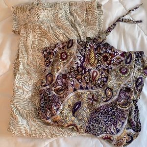 2 PAIRS OF FLOWY PANTS BUNDLE